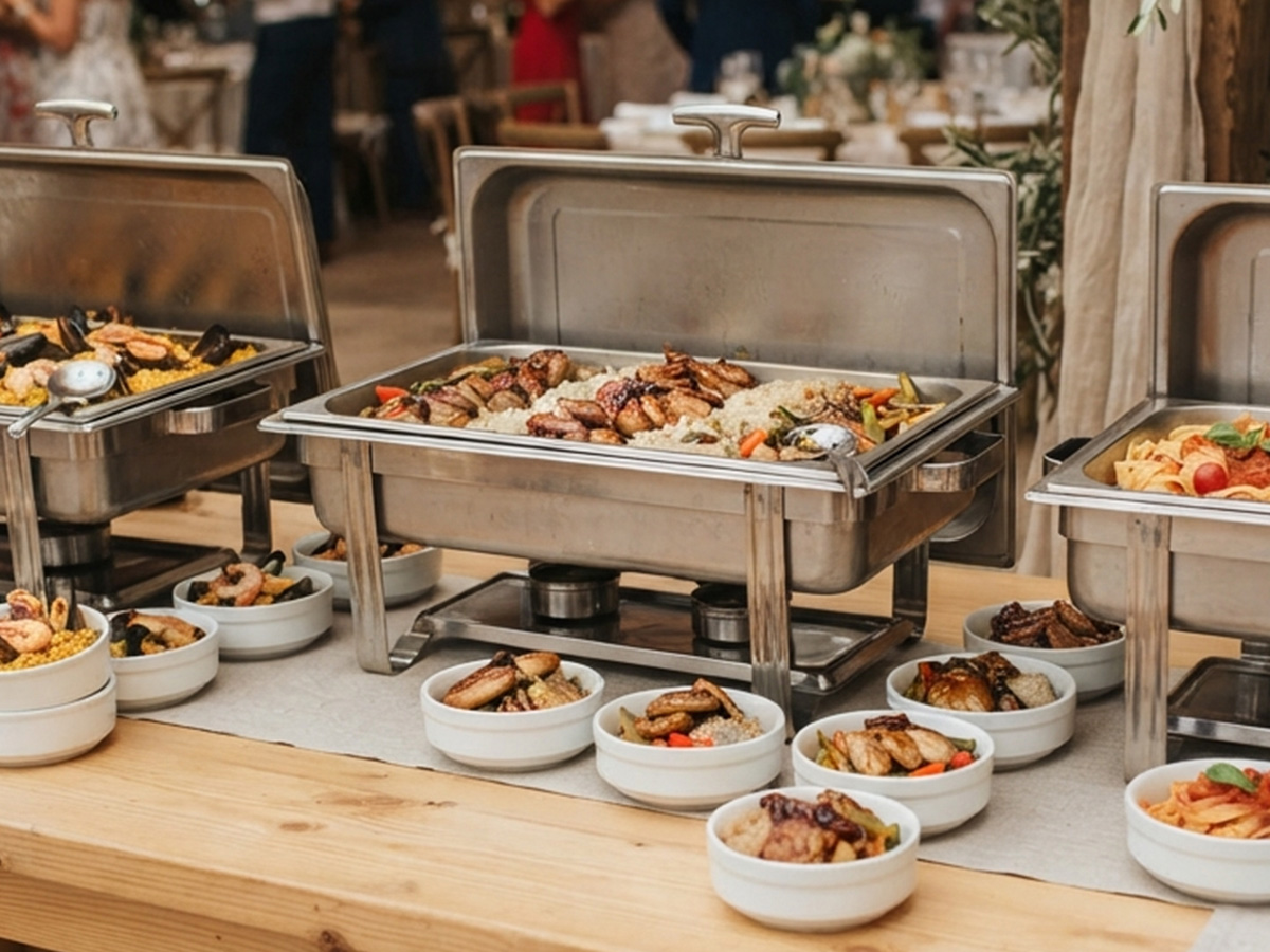 Catering Lunch Cazuelas Buffet Chafing